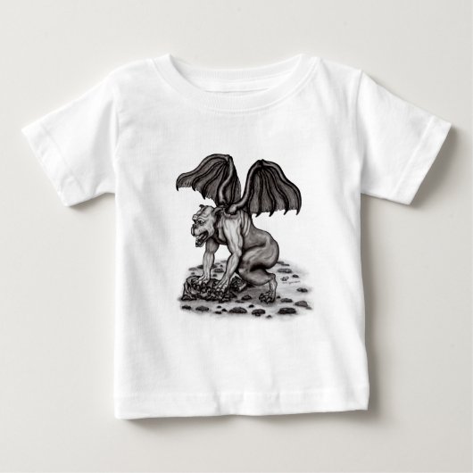 T-shirt Pour Bébé Golem Gargoyle (Devant)