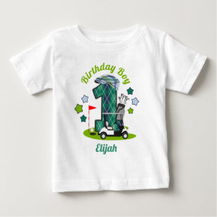 T-shirt Pour Bébé Golf Birthday Boy Shirt Golf Party Shirt