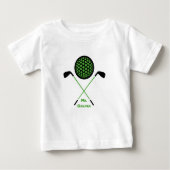T-shirt Pour Bébé Golf Club et Ball (Devant)