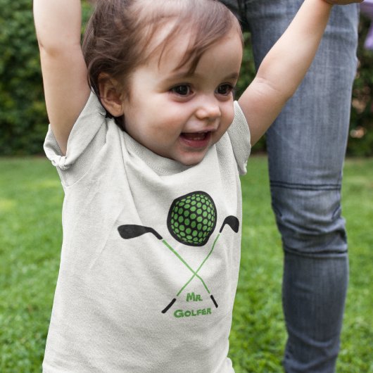 T-shirt Pour Bébé Golf Club et Ball