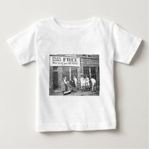 T-shirt Pour Bébé Golf de jeu libre (tout en faisant presser votre