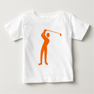 T-shirt Pour Bébé Golf - Orange