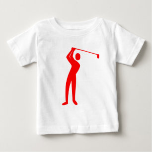 T-shirt Pour Bébé Golf - Rouge