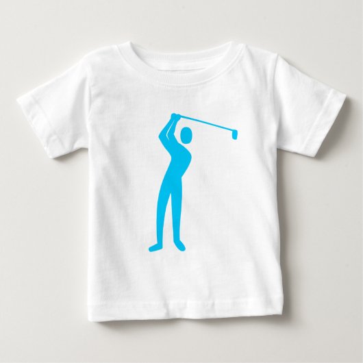 T-shirt Pour Bébé Golf - Sky Blue (Devant)