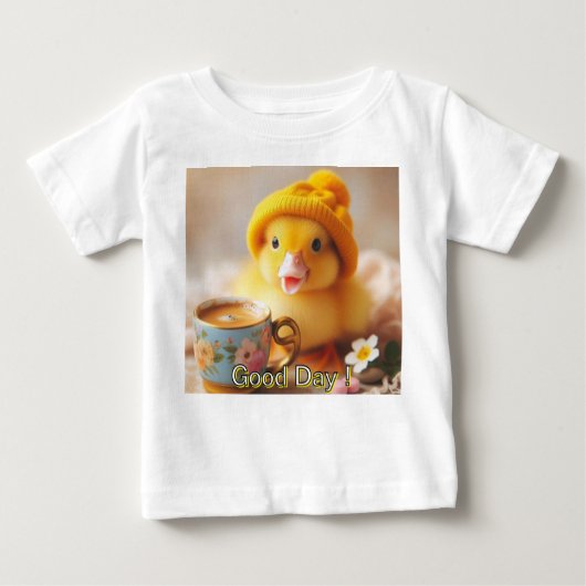 T-shirt Pour Bébé Good day . ducling (Devant)