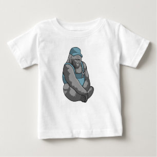 T-shirt Pour Bébé Gorilla comme artisan avec clé