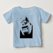 T-shirt Pour Bébé Gorilla en colère (Devant)