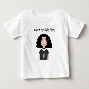 T-shirt Pour Bébé Goth Mum