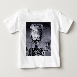 T-shirt Pour Bébé Gothique Masqué Halloween Squelette