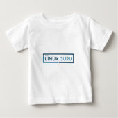 T-shirt Pour Bébé gourou "t " de Linux (Devant)