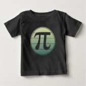 T-shirt Pour Bébé Gradient | Happy Pi Day Math (Devant)