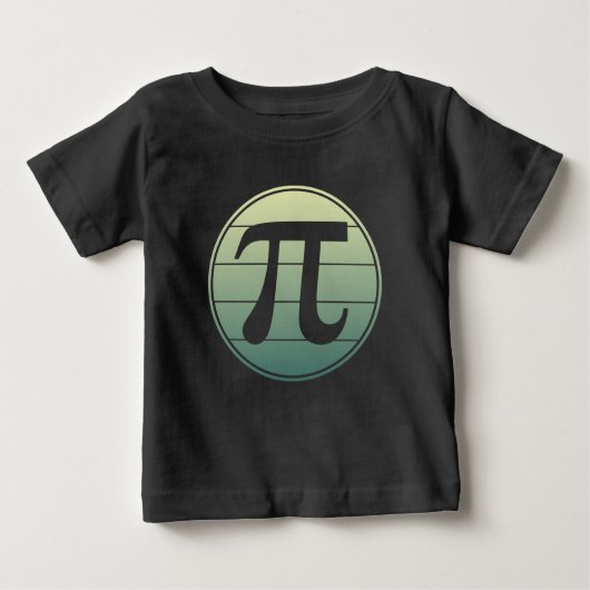 T-shirt Pour Bébé Gradient | Happy Pi Day Math (Devant)