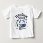 T-shirt Pour Bébé Graduation sur mesure Croisière Escadron Groupe de (Devant)