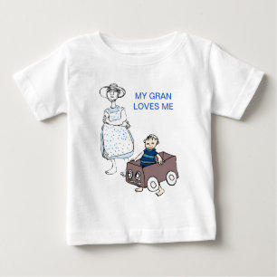 T-shirt Pour Bébé Gran m'aime