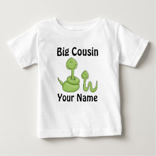 T-shirt Pour Bébé Grand chemise personnalisée de cousin par serpent