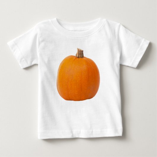 T-shirt Pour Bébé Grand Citrouille de récolte d'automne orange (Devant)