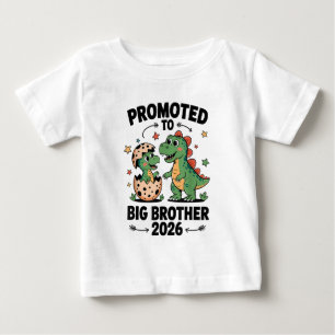 T-shirt Pour Bébé Grand Frère 2026 Promu Grand Frère 2026 