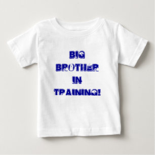 T-SHIRT POUR BÉBÉ GRAND FRÈRE EN FORMATION !