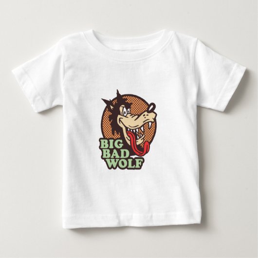 T-shirt Pour Bébé Grand Mauvais Loup (Devant)