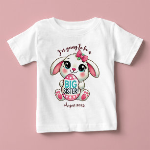 T-shirt Pour Bébé Grand-mère de Pâques Lapin Annonce de nouveau bébé