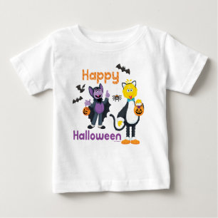 T-shirt Pour Bébé Grand oiseau et nombre   Joyeux Halloween