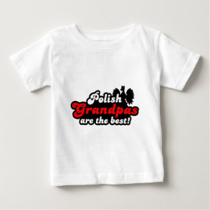 T-shirt Pour Bébé Grand-père polonais