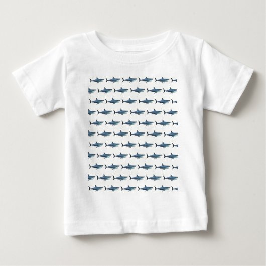 T-shirt Pour Bébé Grand requin blanc (Devant)