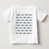 T-shirt Pour Bébé Grand requin blanc (Dos)