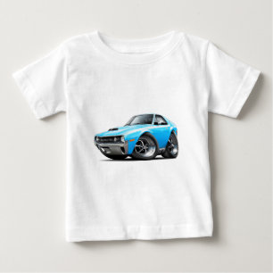 T-shirt Pour Bébé Grande mauvaise voiture Bleu-Blanche de 1970 AMX