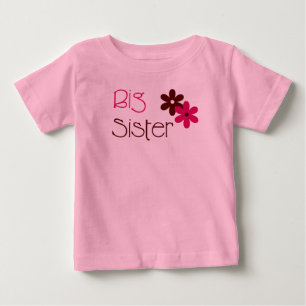 T-shirt Pour Bébé Grande soeur