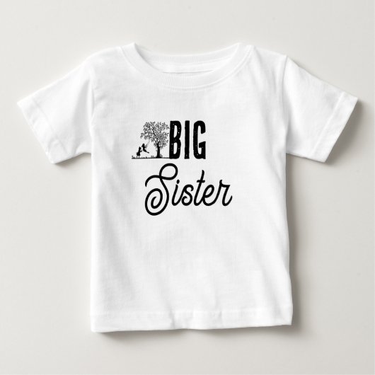 T-shirt Pour Bébé Grande Sœur (Devant)