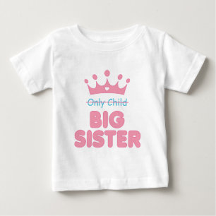 T-shirt Pour Bébé Grande soeur
