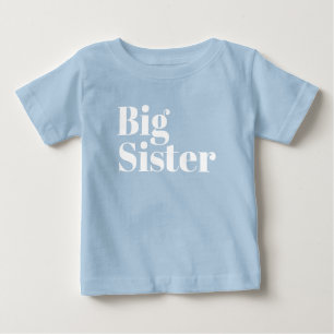 T-shirt Pour Bébé Grande soeur   Famille de frères jumelés