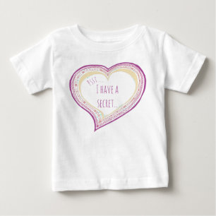 T-shirt Pour Bébé Grande soeur révèle que j'ai un secret
