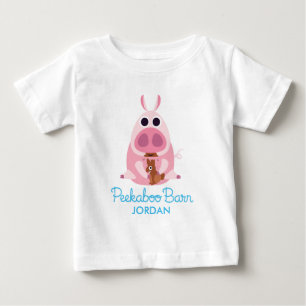 T-shirt Pour Bébé Grange semi-transparente Pâques circonspect le