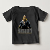 T-shirt Pour Bébé Graphique Caractère et nom Adam noir (Devant)