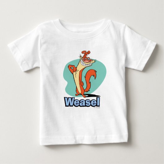 T-shirt Pour Bébé Graphique de caractères de fidélité de Weasel (Devant)