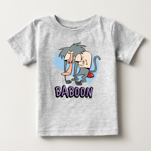 T-shirt Pour Bébé Graphique de caractères I.R. Baboon (Devant)