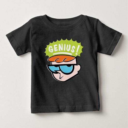 T-shirt Pour Bébé Graphique de légende Dexter "Genius" (Devant)