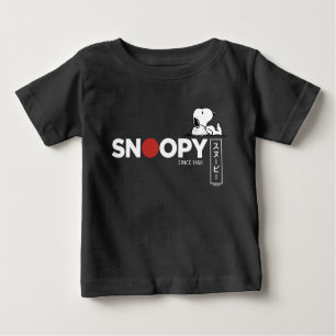 T-shirt Pour Bébé Graphique de typographie japonaise Snoopy