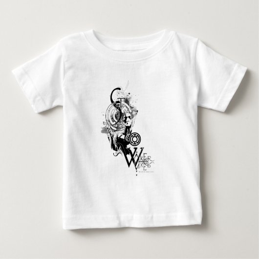 T-shirt Pour Bébé Graphique en lanterne bleue 2 (Devant)