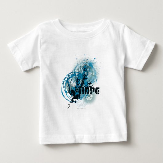 T-shirt Pour Bébé Graphique en lanterne bleue 3 (Devant)
