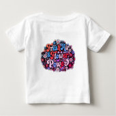 T-shirt Pour Bébé Graphique Fleur Boho Power (Dos)