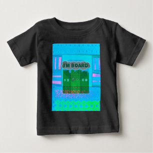 T-shirt Pour Bébé Graphique Inspirationnel amusant : Je Suis Bored T