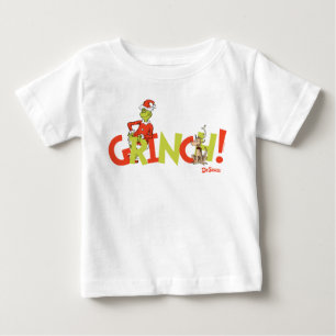 T-shirt Pour Bébé Graphisme du logo du personnage Grinch !