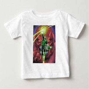 T-shirt Pour Bébé Green Lantern with stream of light - Color