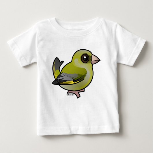 T-shirt Pour Bébé Greenfinch européen (Devant)