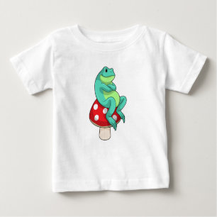T-shirt Pour Bébé Grenouille au champignon