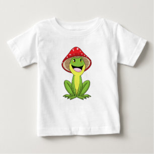 T-shirt Pour Bébé Grenouille au champignon