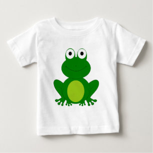 T-shirt Pour Bébé Grenouille avec du charme de bande dessinée